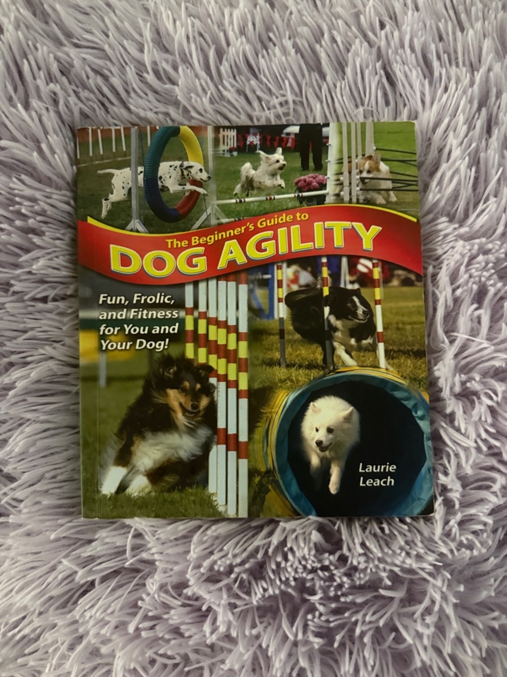 Dog Agility Book - Red and Yellow Cover